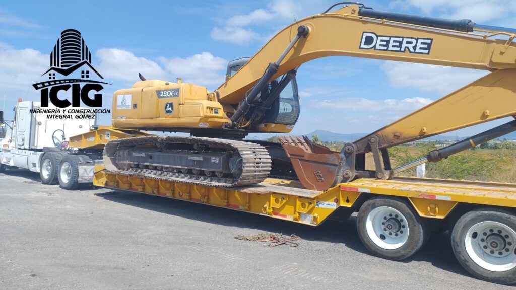 renta de excavadora parque san miguel de allende